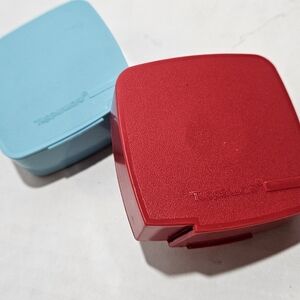 Tupperware label holder